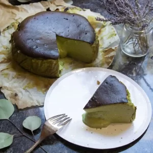 Best Matcha Basque Burnt Cheese cake