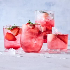 Strawberry Lychee Love mojito