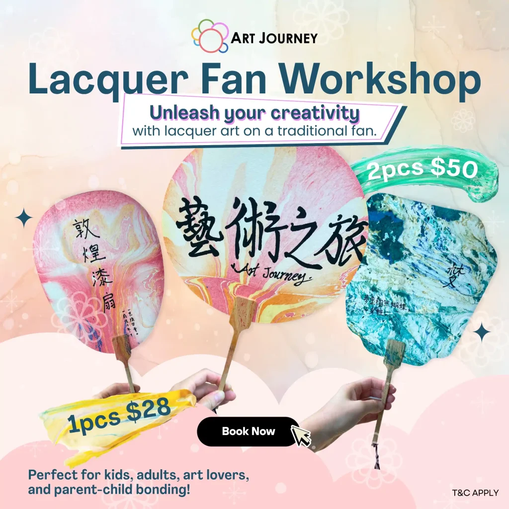 Lacquer fan workshop