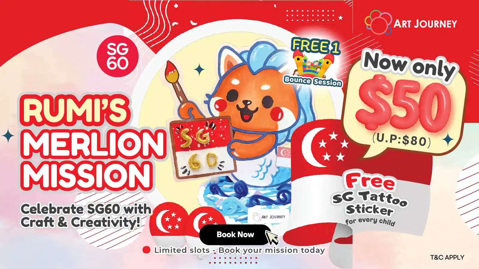 Celebrate SG60 with Rumi’s Merlion Mission
