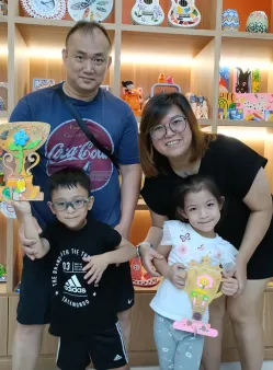 Creative family day art workshop designed for bonding and fun