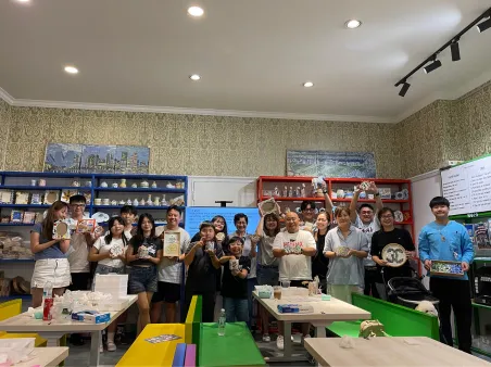 Intimate private art gathering in Singapore for small groups