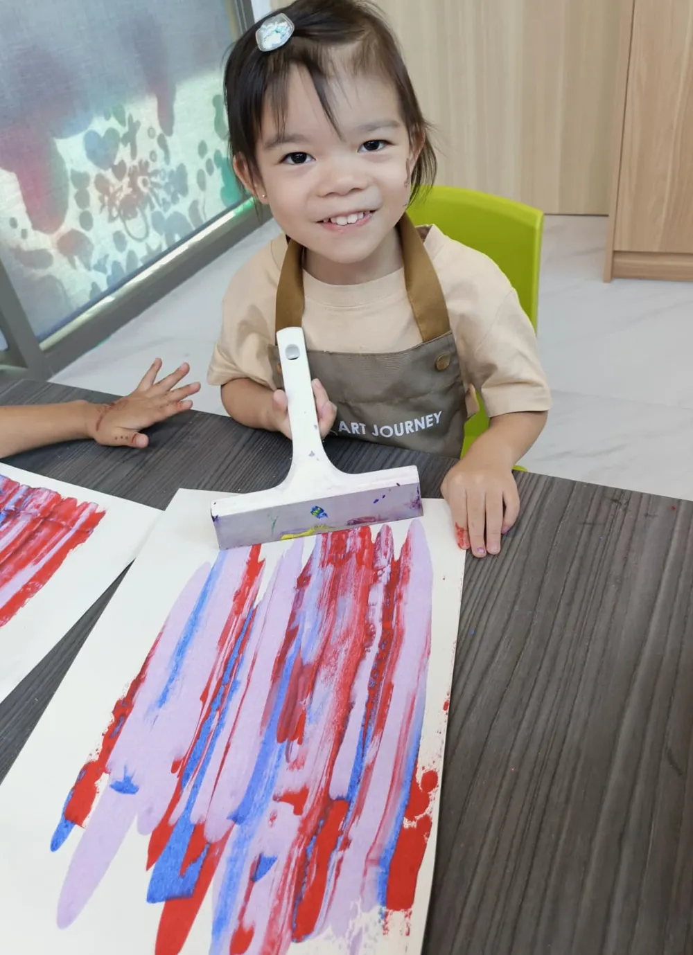 Kids celebrating creativity through art exhibition and competition
