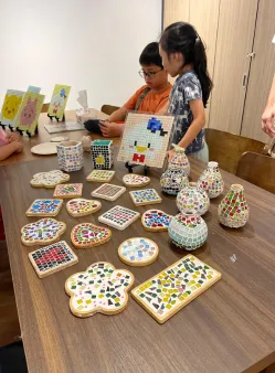 Private art party in Singapore with creative activities for groups