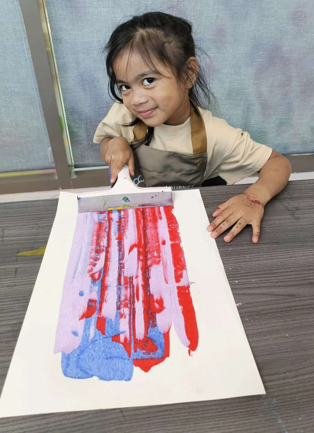 Young artists showcasing creativity at exhibition event