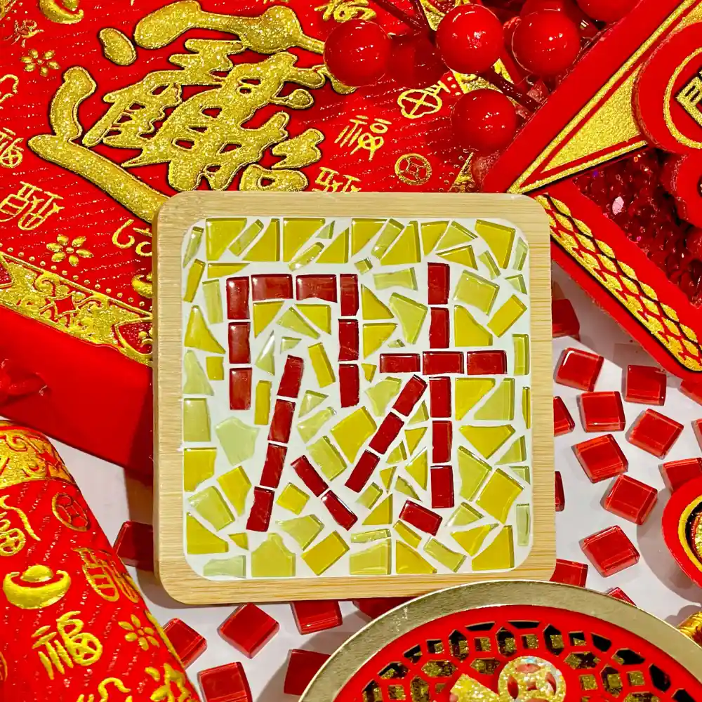 Theme based Mosaic Square Coaster 5