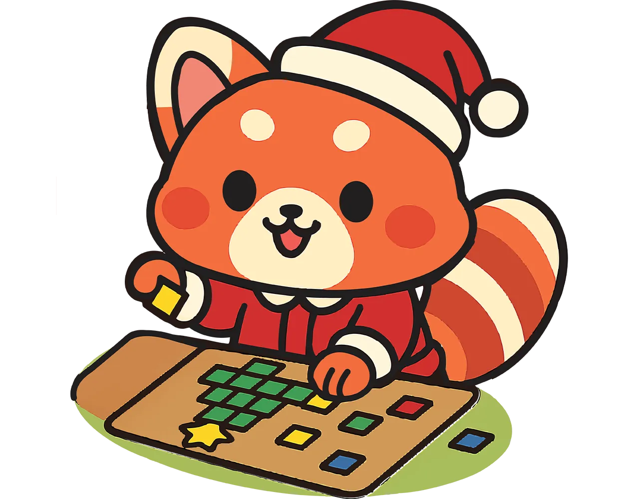 Christmas art jamming and art workshop event in Tengah