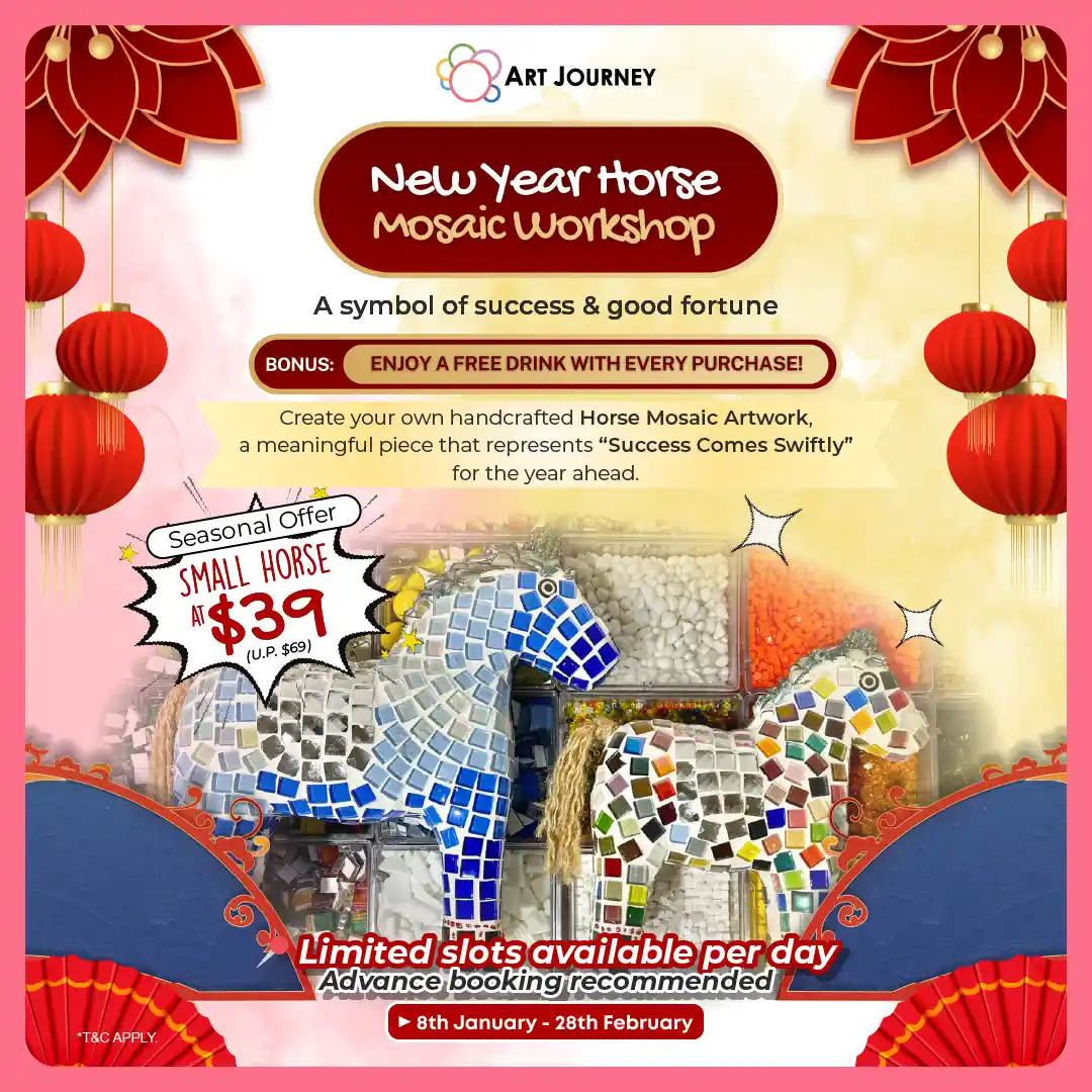 CNY horse 2026 Mosaic workshop - Join Now