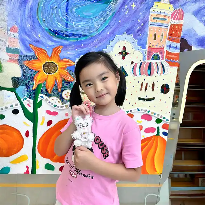 Twist stick cat art craft