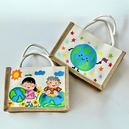 Hand-Painted Canvas Tote