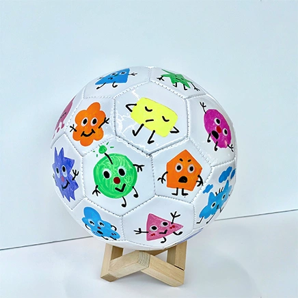 Hand-Painted Football
