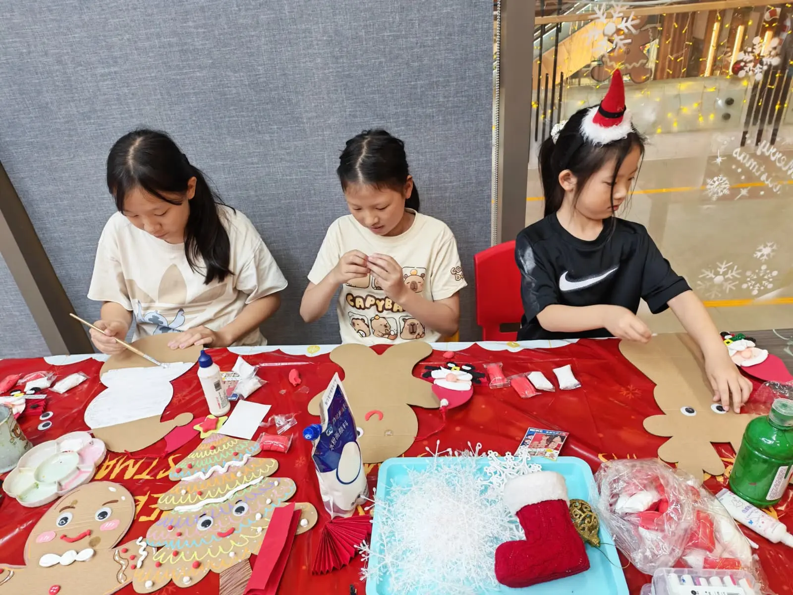 Children enjoying a creative art workshop at Art Journey studio in Singapore West
