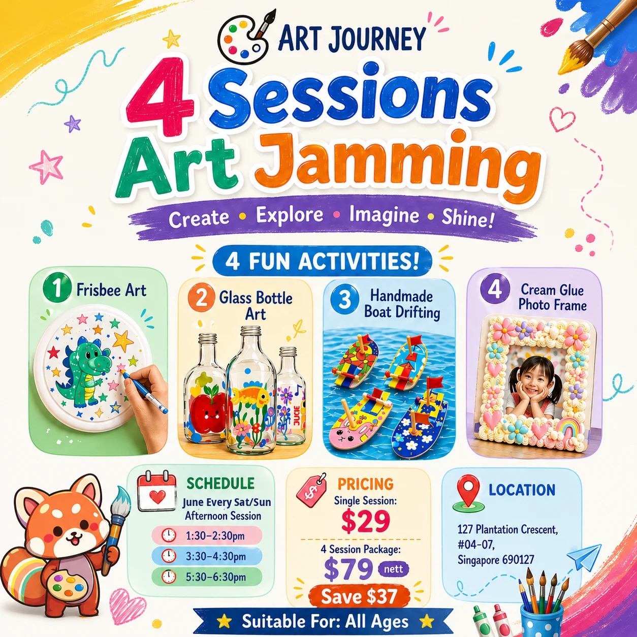 4 session art jamming june singapore