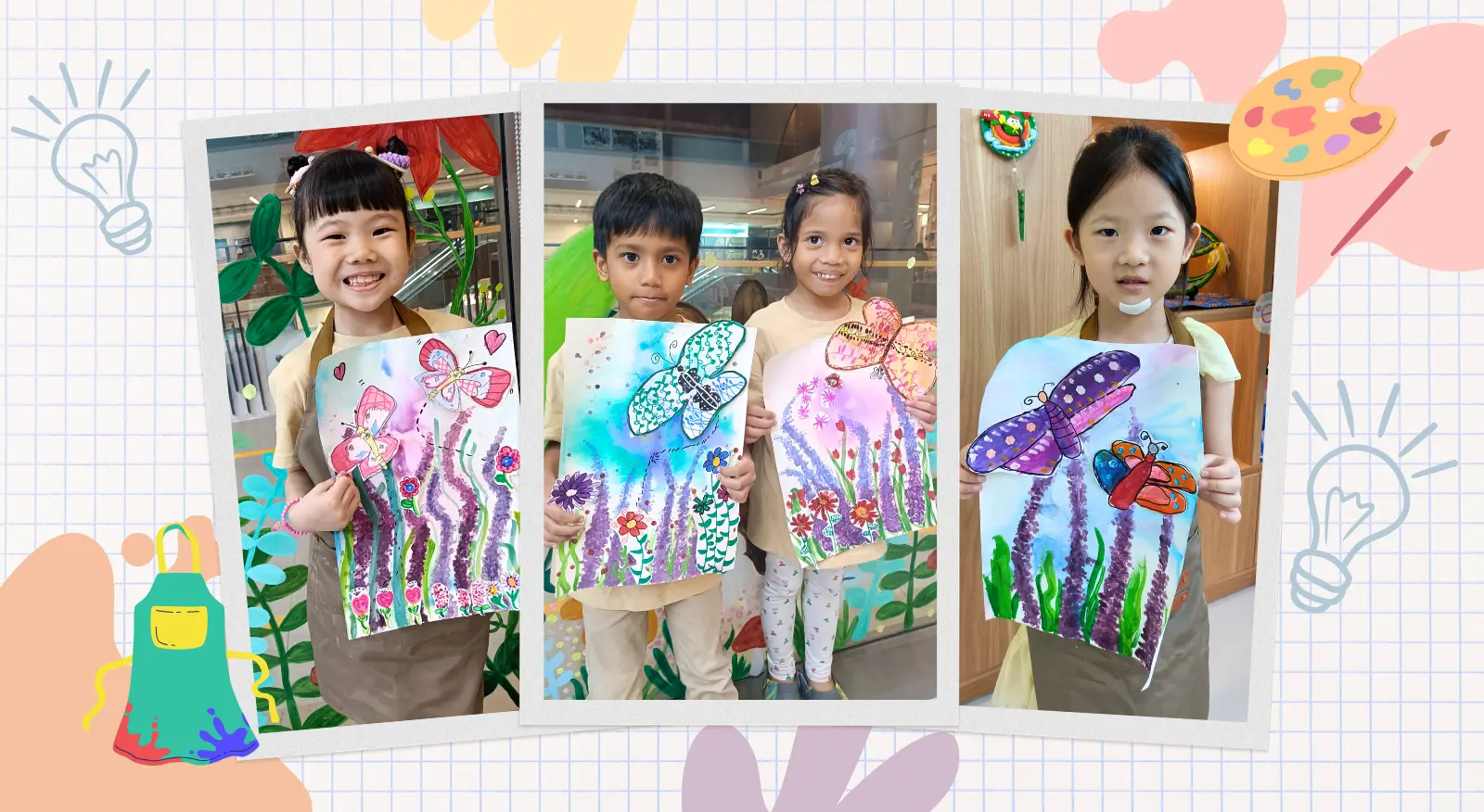Inside an Art Journey Workshop How Kids Create Finished Artwork in 1-2 Sessions