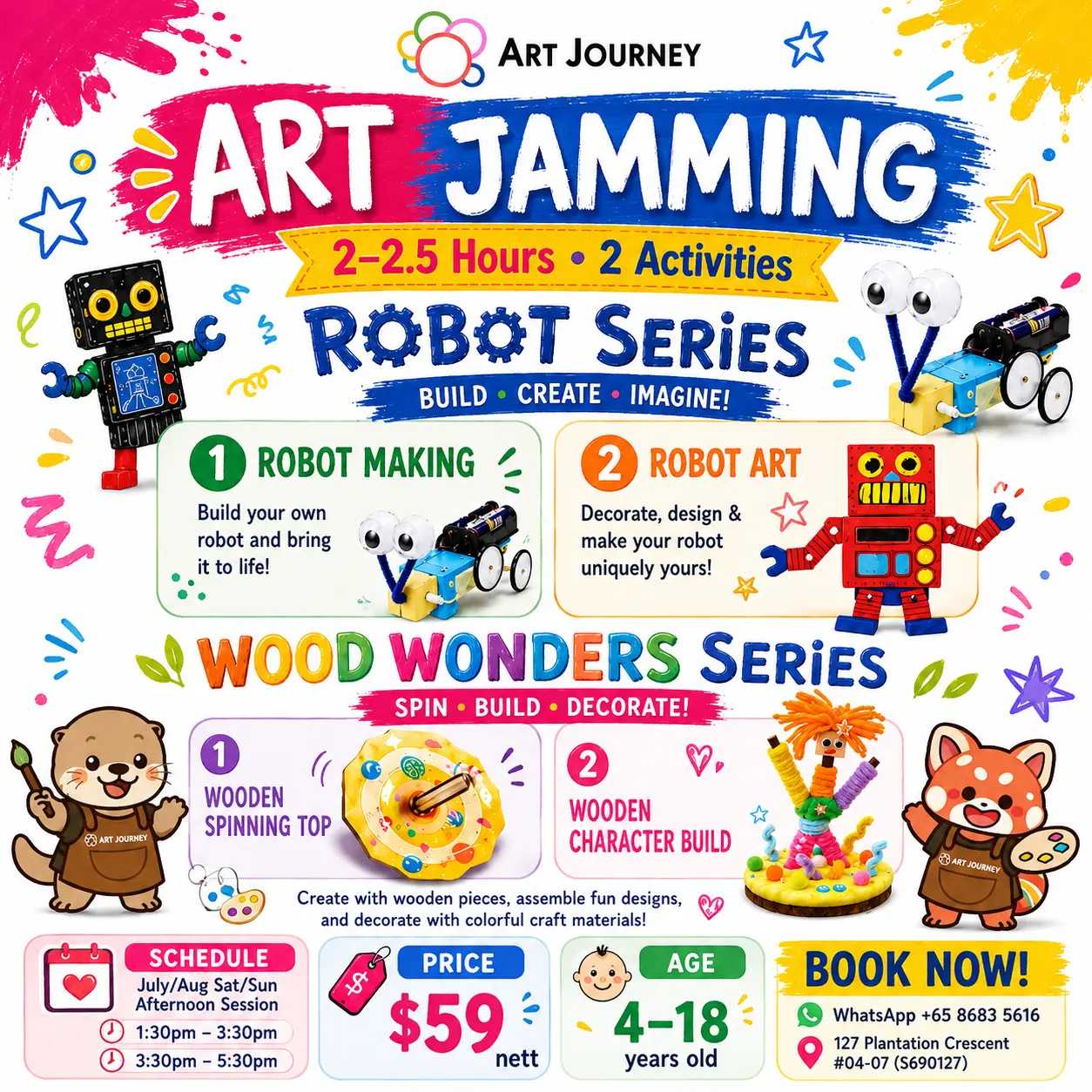 Robot Series Art Jamming Singapore