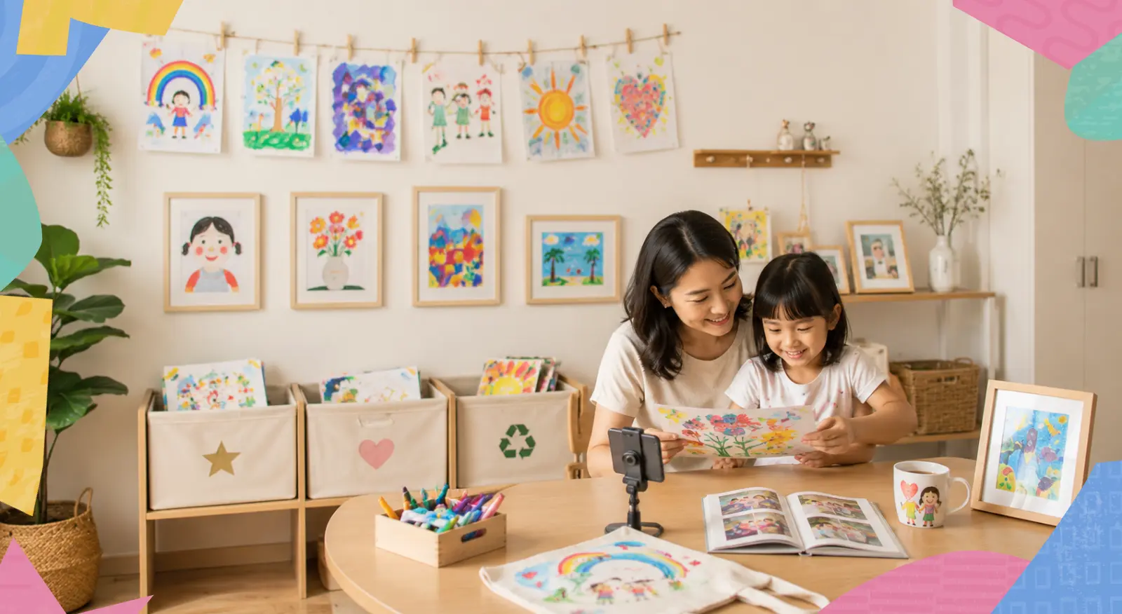 What to do with all your child artwork