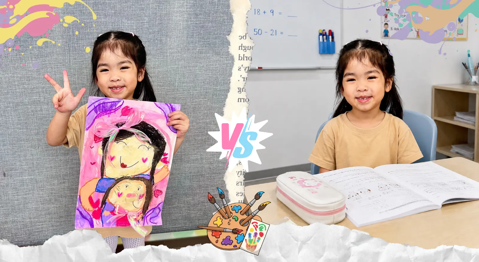 Art workshop vs tuition