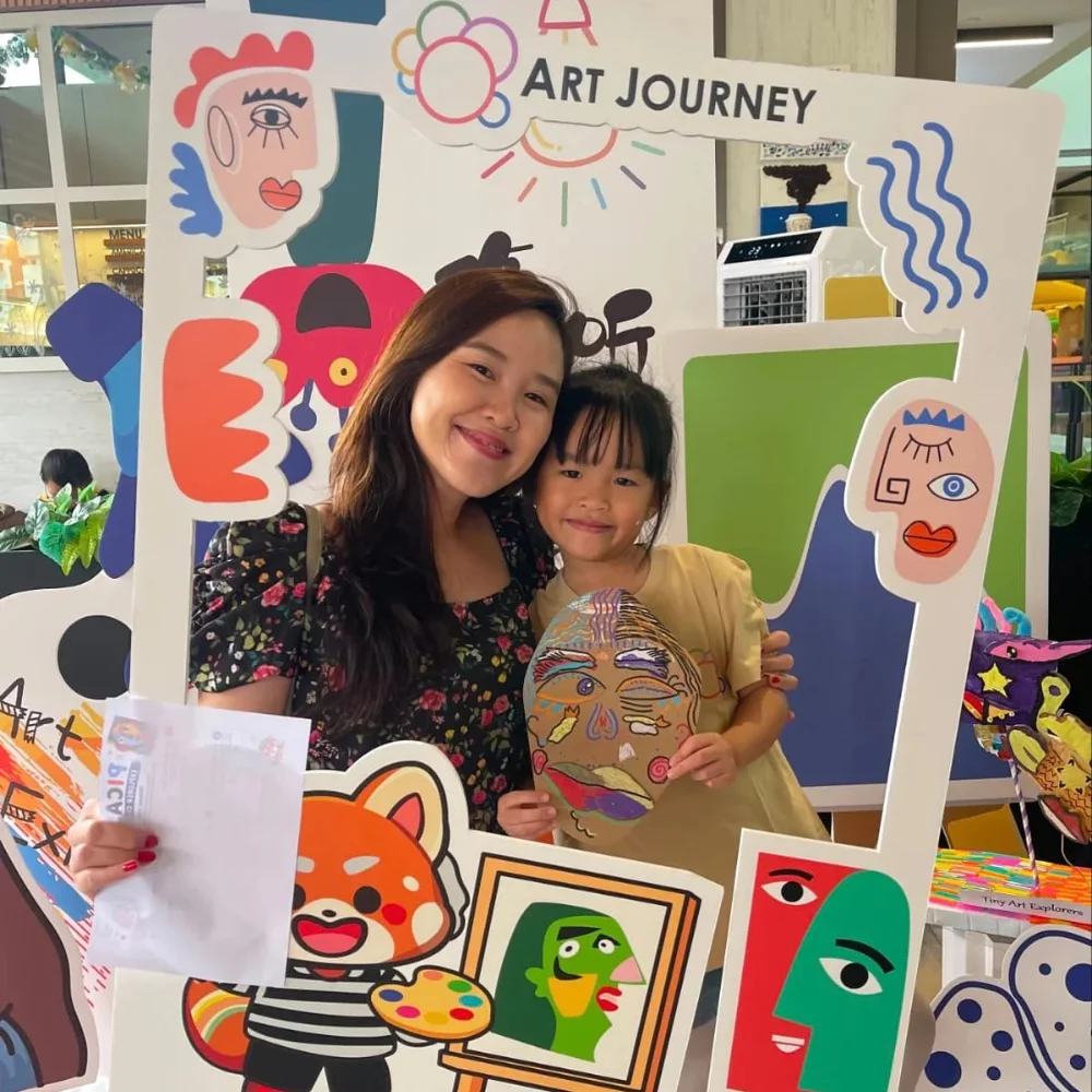 parent-child-art-workshop-singapore-picasso-frame-artwork
