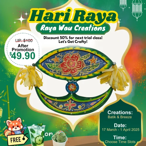 Create Your Own Wau & Celebrate Hari Raya with 50% OFF!
